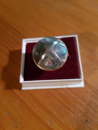 925 silver abalone shell - silver/abalone,