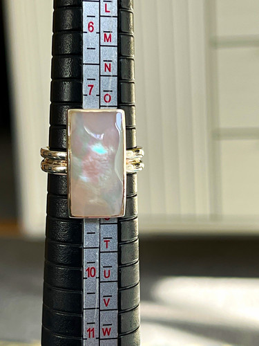 Sterling silver bezel set - bezel,