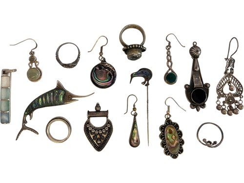 Vintage 925 silver jewellery - silver,