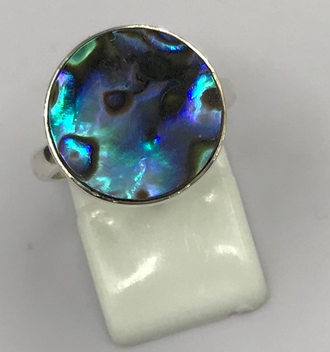 Abalone round ring - ,, solid