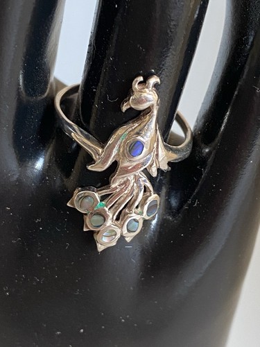 Peacock ring ladies pretty - peacock,