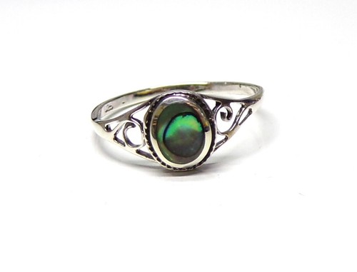 925 sterling silver - silver, oval