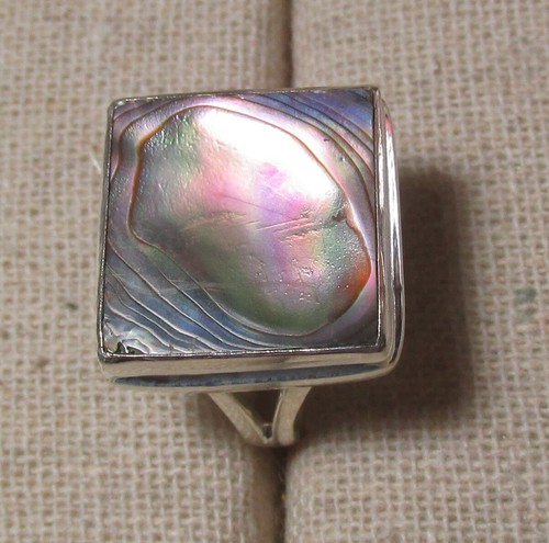 925 sterling silver - , abalone