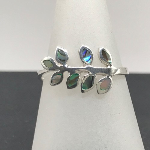 Abalone shell ring - , solid