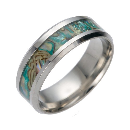 Stainless steel abalone shell - steel,