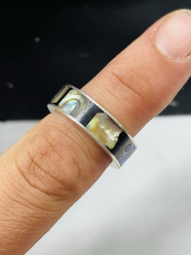 Sterling silver and abalone