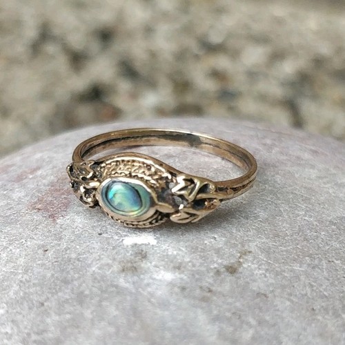 Antique abalone shell - antique, charm