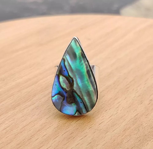 Abalone shell gemstone - gemstone, 925