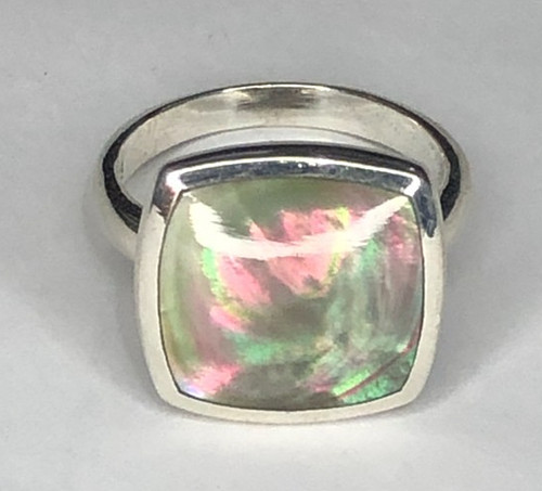 Sterling silver abalone shell - sterling,