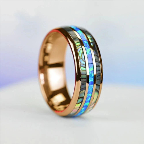 Men 8mm stainless steel - men's,
